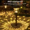 Lámparas de césped 1/2/4/6PCS Luces solares para exteriores Jardín Decorativo Luz de césped Impermeable Summar Patio Camino Paisaje Jardín solar Luz de césped P230406