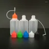 Storage Bottles 500pcs 30ml PE Soft Plastic Needle Dropper Bottle Juice Eye Liquid Container Solvent Light Oils Saline Refillable