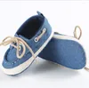 First Walkers Spring/Autumn Baby Shoes Sole Infant Canvas Lace Up Born Boys And Girls 0-18 Months BS24