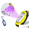 Lampe de désinfection ultraviolette Mini stérilisant UVC Porte-clés germicide utilisé pour masque facial téléphone portable livraison directe maison jardin Ho Dhocl