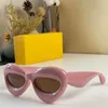 Modne damskie designerskie okulary przeciwsłoneczne dla kobiet mężczyzn styl hip-hopowy osobowość zabawa awangardowe okulary z pudełkiem 40097