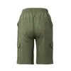 Mäns shorts Men's Shorts Green Cargo Shorts Summer Bermuda Men's Flip Pockets Jogging Shorts Casual Work Army Tactics Bermuda 230404