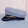 Boll Caps Captain Hats Sailor Costume Accessory for Masquerade Party Decorations Elegant Dressup Theme Nightclub 230404