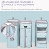 Ensembles de literie Organisateur de lit de bébé Sacs suspendus Born Berceau Stockage de couches pour bébés Vêtements pour bébés Caddy Nursing 230404