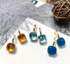 Dange oorbellen klassieke waterdruppels snoepstijl 22 soorten kleur kristal drop oorrel voor vrouwen mode -sieraden (DJ1119)