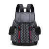 Classic Multi-Functional Backpack Korean Fashion Plaid Backpack Large Capacity Casual Computer Bag School Bags