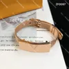 Designer Clover Letter Bangle Luxury Brand Gold Bracelets Men Women Fashion Watchband Bracelets Accessories Party Wedding Valentine Day Gifts