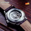 Zegarstwatches Zeppelin 7656 Niemiecki zegarek Męskie mechaniczne automatyczne proste zegarek biznesowy skórzany zespół męski zegarki dla mężczyzn 230403