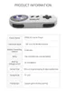 Portable Game Players Video Game Console SF900 Byggt i 926 Classic Games Retro Game Console Wireless Controller 16 bit HD Game Stick For SNES NES