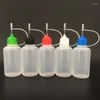 Storage Bottles 500pcs 30ml PE Soft Plastic Needle Dropper Bottle Juice Eye Liquid Container Solvent Light Oils Saline Refillable