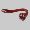 Ny design Sherlock Glass Hand Pipe Red Color Snake Form mycket snygg och smakfull ZZ