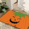 Tapetes de banho Halloween porta da frente cobertor bem-vindo convidado tapete reutilizável decorativo feriado tapete para escadas cozinha varanda