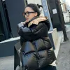 Män puffer jacka kvinnor kappa gås down coat parka designer riktig coyote päls utomhus vindbrytare jassen ytterkläder huva fyrrure manteau hiver doudoune 1jg7