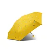 Umbrellas Five-Fold Mini Sun Umbrella UV-Proof Female Ultra-Light Compact Dual-Use Pocket Parasol