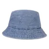 Skąpy brzegowe kapelusze składane rybakowy kapelusz umyte jeansowe wiadra czapki uniwersyteckie panaama czapki hip hop men men cap gorras upuść fa dhscu