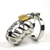 Metal Chastity Devices Spikes Stainless Steel Cock Cage Belt Cock Ring BDSM Toys Bondage Sex Products for Men457