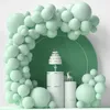 Altri articoli per feste per eventi Palloncino verde pastello Kit arco ghirlanda Decorazione matrimonio romantico Palloncini Natale Baby Shower Accessori compleanno 230404