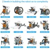 Güneş enerjisi oyuncakları 6 in 1 Bilim Deneyi Güneş Robot Oyuncak DIY Binası Güçlü Öğrenme Aracı Eğitim Robotları Teknolojik Gadgets Kitleri Çocuk İçin