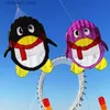 Accesorios para cometas Envío gratis Pingüino Cometas Juguetes voladores para niños Cometas Nuevas cometas de dibujos animados Fábrica de cometas inflables Windsurf Vela Dragón Viento Q231104