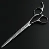 Tesoura de cabelo Cavaleiro preto 6,5 polegadas cortes tesouras Profissional Pet Shears Hairdressing Barber Scissors Dogs Humanos Gatos 230403