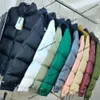 High version jacket Tnf1996 Down Jacket Hooded Men's and Women's White Duck 350g Filled 90 Couples 700 Embroidery coat