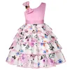 Vestidos de menina meninas vestido princesa, crianças, camadas de bolo tutu vestido de baile, vestido de vestido crianças da noite festa formal bebê floral cor