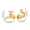 Stud Earrings Water Tap Punk Style Faucet Weird For Women Men Piercing Ear Jewelry Novelty Funny