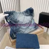 Omuz çantaları 22ss denim büyük alışveriş çantası Tote Seyahat Tasarımcı Kadın Sling Vücut Çantası Gümüş Zincirle En Pahalı Çantalar Gabrielle Quilted