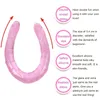 Dildos / Dongs CM long Double Dildo Big Taille pour les couples Masturbation du vagin lesbien anus anus dilators sexy jouet sexuel bien-être 230404