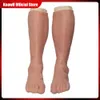 CatSuit Costumes Silicone Foot Covers är lämpliga mekaniska för ungdomars fötter Cosplay Jacket