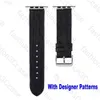 Designer G WatchBands Watch Strap IWatch Band för Apple Watch Series 8 3 4 5 6 7 Band 40mm 41mm 49mm 44mm 49mm Ultra Leather Straps Armband Fashion Stripes Watchband Watchband