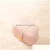 Jewelry Boxes Portable Mini Jewelry Box Ring Organizer Earrings Storage Case Packaging Earring Holder Gifts Drop Delivery Jewelry Jewe Dhkau