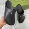 Designer -Slipper Luxe Heren Dames Sandalen Slides Slippers Lady Slide Dikke Bodem Casual Schoenen Sneakers