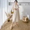 Maternity Dresses 5564# brushed ultra-thin waist A-line pregnant woman long dress spring Korean pregnant woman fashion clothing 230404