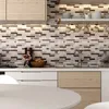 Duvar Çıkartmaları Kendinden Yapısal 3D Dekoratif DIY Yatak Odası Oturma Odası TV Arka Plan Paper Su Geçirmez Ev Dekor