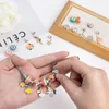 Party Favor DIY Bracelet de perles Ensemble avec boîte de rangement pour les filles Cadeau Acrylique Européen Grand Trou Perles Bijoux À La Main Kit De Fabrication Navidad 230404