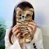 Custodia per telefono Cute Tiger Doll Hair adatta per iPhone 14 Pro Max Coque 13 12 Plus 11 Pelliccia calda invernale soffice 231104