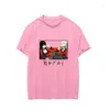 T-shirts pour femmes Kakegurui Cosplay Tee Japenese Fashion Anime Streetwear School Kawaii Oversized Crewneck Unisex 2023 Summer Solid Top