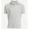 Polos masculinos miyake plissado masculino masculino de pólo casual verão verão mole de tecidos moda simples roupas maduras