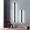 Duvar lambası Modern Minimalist Led Strip Lambalar Oturma Odası Dekorasyon Başucu Yatak Odası Işık Ayna Ön Işıklar Armatürler Ev İçin