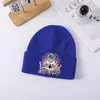 Berets High Quality Chinese Style Embroidered Knitted Hat Women Autumn And Winter Fashion Ski Men's Casual Warm Beanie Cap