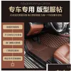 Golvmattor mattor endast huvudsakliga drivrutinbil passar 98% modell för Lada Renat Kia Volkge Honda Benz Foot ERS 0929 Drop Delivery Mob Dhrwn
