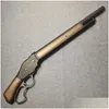 Jouets pistolet Winchester M1887 Shell Ejection Peluche Blaster Modèle de tir Lanceur Fusil Sniper pour garçons Adts Enfants Jeux de plein air Drop Dhtvu