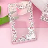 Card Holders Lovely Po Frame Acrylic Pocard Display Stand Cartoon Design Decorative 3 Inch Storage Holder