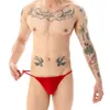 Underpants Men'S Sexy Little Triangle Bikini Pants Briefs Thin Belt Comfortable And Breathable M-3xl Gay Slips Lingerie