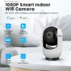 Baby monitor AVATTO WiFi Telecamera IP Protezione di sicurezza interna Audio bidirezionale 1080P Visione notturna Baby monitor CCTV Funziona con Alexa Google Home Q231104