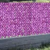 Fleurs décoratives clôture fleur artificielle haie panneau mural plantes balcon cour jardin décoration mariage rangée