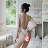 Sexy Costume Women's Open File Base See-through Erotic High-elastic Ice Silk Swimsuit Sexy Jumpsuit Thin Transparent Bodysuit Pole Dance