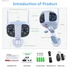 Baby Monitor 4MP1944P CamhiPro/IPC360Home APP Telecamera IP grandangolare da 180 gradi AI a colori Rilevamento umanoide Sicurezza domestica CCTV Baby Monitor Q231104