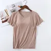 Women's Sleepwear Short One Summer Sleeved Pad Piece Chest Women Home Wear Pajama Bottoms Cup Bra Modal T-shirt Clothes With